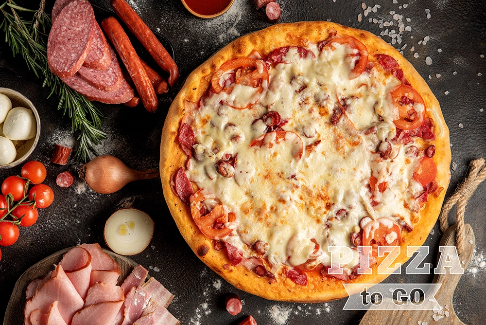 {Pizza to go} {Pizza to go}