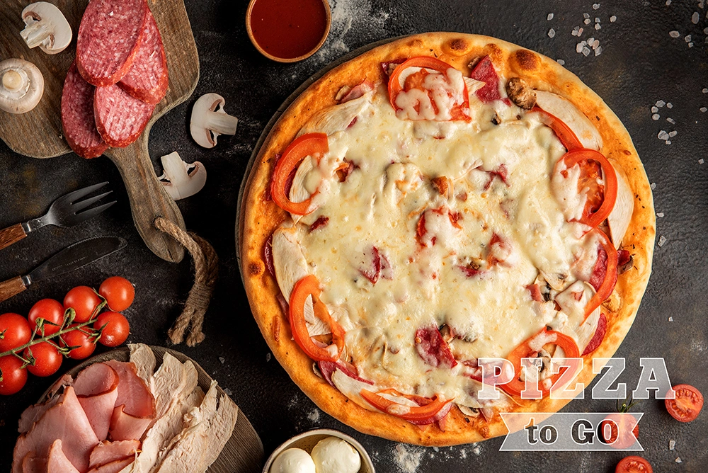 {Pizza to go} {Pizza to go}