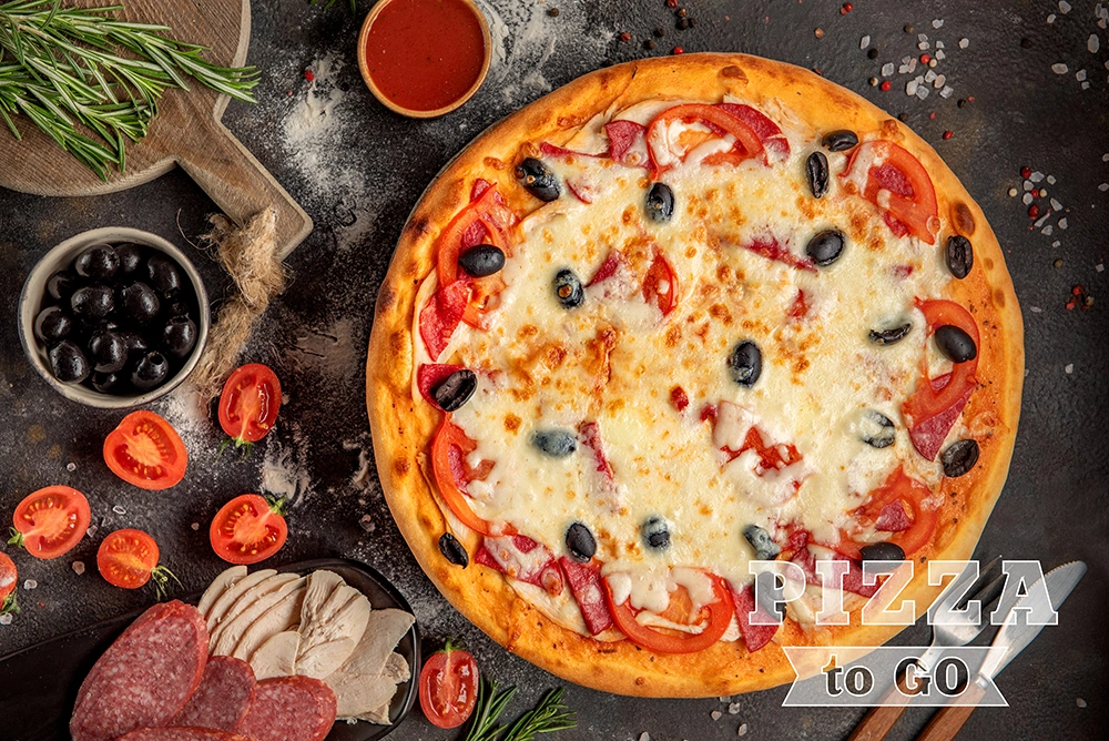 {Pizza to go} {Pizza to go}