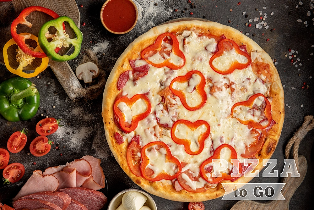 {Pizza to go} {Pizza to go}
